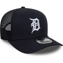 marinebla-trucker-kasket-9seventy-stretch-snap-evergreen-fra-detroit-tigers-mlb-fra-new-era
