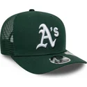 gorra-trucker-verde-9seventy-stretch-snap-evergreen-de-oakland-athletics-mlb-de-new-era