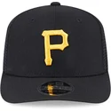 petten-gebogen-zwart-snapback-9seventy-stretch-snap-evergreen-van-pittsburgh-pirates-mlb-van-new-era