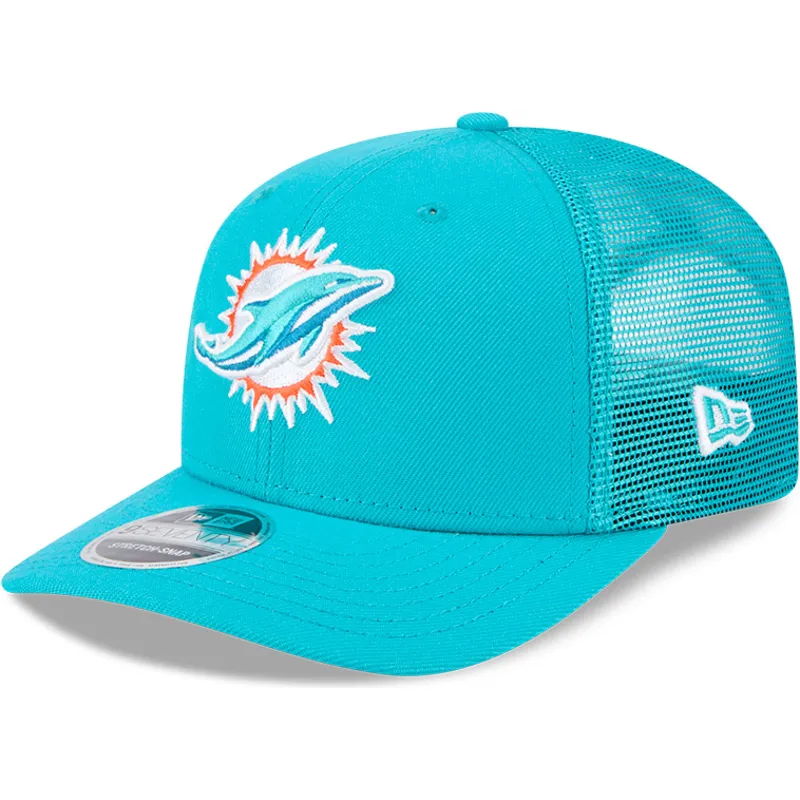 gorra-trucker-azul-9seventy-stretch-snap-evergreen-de-miami-dolphins-nfl-de-new-era