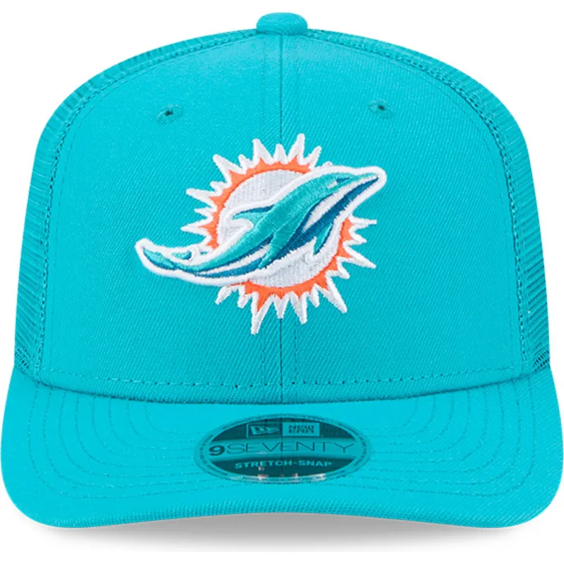 gorra-trucker-azul-9seventy-stretch-snap-evergreen-de-miami-dolphins-nfl-de-new-era