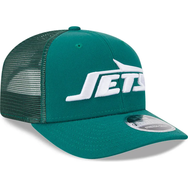 gron-trucker-kasket-9seventy-stretch-snap-evergreen-fra-new-york-jets-nfl-af-new-era