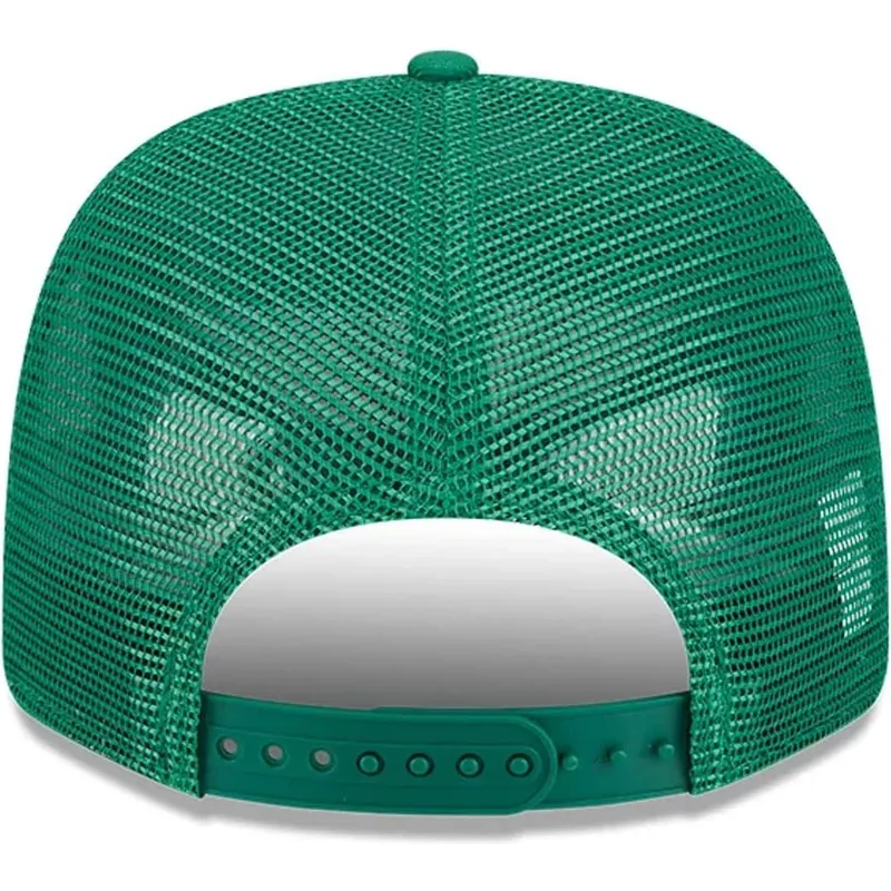 casquette-trucker-verte-9seventy-stretch-snap-evergreen-boston-celtics-nba-new-era