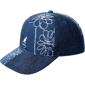 Petten gebogen marineblauw verstelbare band van Kangol