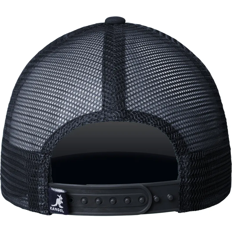 kangol-fine-print-navy-blue-trucker-hat