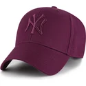 petten-gebogen-rood-snapback-mvp-van-new-york-yankees-mlb-van-47-brand