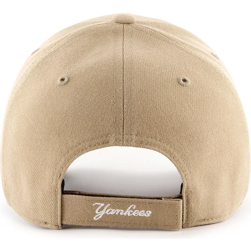 petten-gebogen-khaki-verstelbare-band-mvp-van-new-york-yankees-mlb-van-47-brand