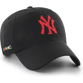 Casquette courbée noire ajustable Clean Up Eight Bit Hero New York Yankees MLB 47 Brand