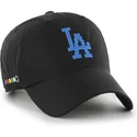 47-brand-curved-brim-clean-up-eight-bit-hero-los-angeles-dodgers-mlb-black-adjustable-cap
