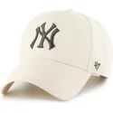 47-brand-curved-brim-mvp-new-york-yankees-mlb-beige-snapback-cap