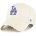 beige-gebogene-snapback-kappe-mit-blauem-mvp-logo-der-los-angeles-dodgers-mlb-von-47-brand