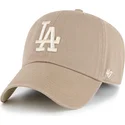 cappellino-curvo-marrone-regolabile-clean-up-ballpark-portabella-dei-los-angeles-dodgers-mlb-di-47-brand