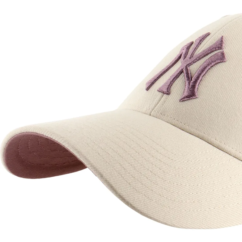 petten-gebogen-beige-snapback-mvp-ballpark-van-new-york-yankees-mlb-van-47-brand