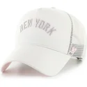 petten-gebogen-beige-snapback-rosa-offside-dt-soft-glow-script-van-new-york-yankees-mlb-van-47-brand
