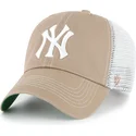 gorra-trucker-marron-clean-up-trawler-de-new-york-yankees-mlb-de-47-brand