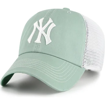 Cappellino trucker verde Clean Up Trawler dei New York Yankees MLB di 47 Brand