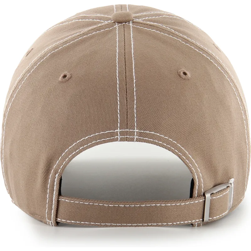 petten-gebogen-bruin-verstelbare-band-clean-up-contrast-stitch-van-new-york-yankees-mlb-van-47-brand