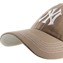 petten-gebogen-bruin-verstelbare-band-clean-up-contrast-stitch-van-new-york-yankees-mlb-van-47-brand