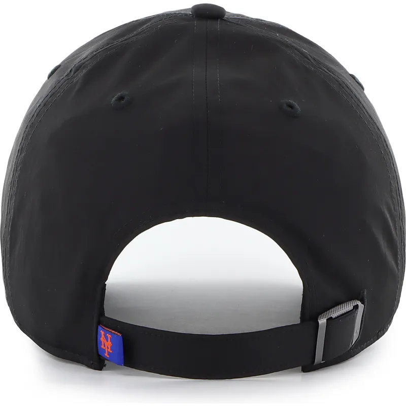 casquette-courbee-noire-ajustable-clean-up-eight-bit-hero-new-york-mets-mlb-47-brand