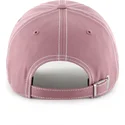 casquette-courbee-rose-ajustable-clean-up-contrast-stitch-los-angeles-dodgers-mlb-47-brand