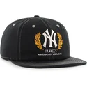 petten-plat-zwart-snapback-captain-rl-keepsake-van-new-york-yankees-mlb-van-47-brand