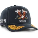 petten-gebogen-marineblauw-snapback-hitch-keepsake-van-new-york-yankees-mlb-van-47-brand