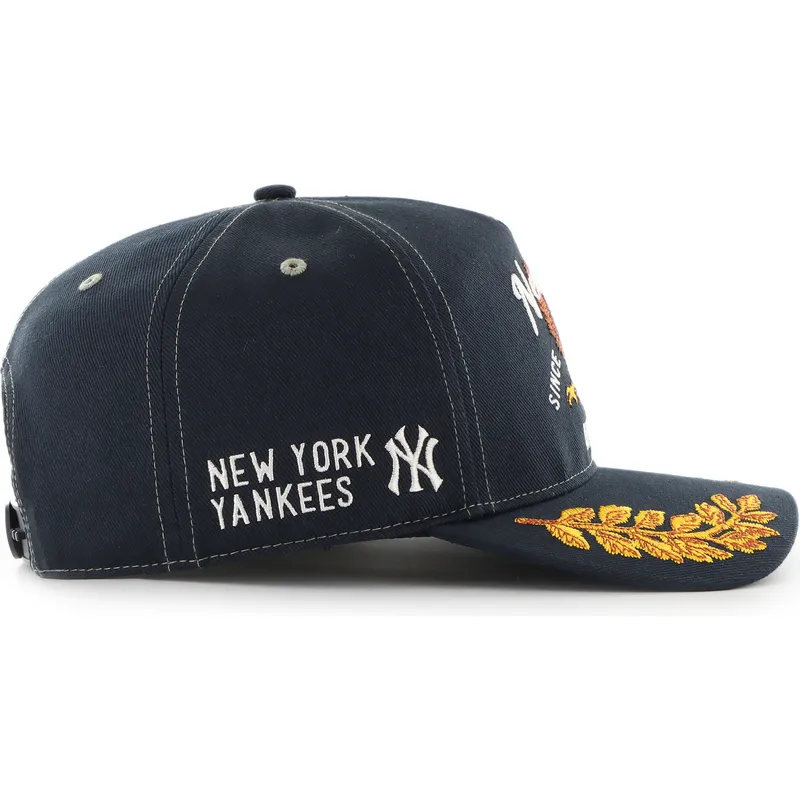 petten-gebogen-marineblauw-snapback-hitch-keepsake-van-new-york-yankees-mlb-van-47-brand
