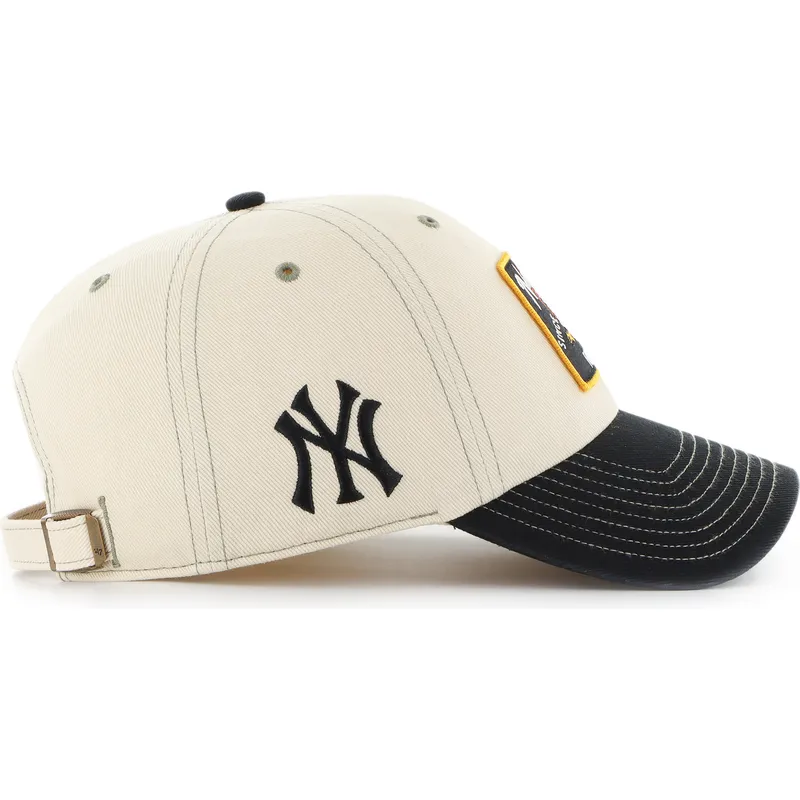 petten-gebogen-beige-verstelbaar-clean-up-keepsake-van-new-york-yankees-mlb-van-47-brand petten-gebogen-beige-verstelbaar-clean-up-keepsake-van-new-york-yankees-mlb-van-47-brand