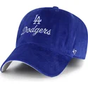 petten-gebogen-blauw-verstelbare-band-clean-up-spirited-van-los-angeles-dodgers-mlb-van-47-brand