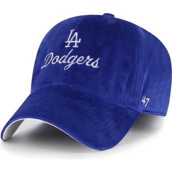 Petten gebogen blauw verstelbare band Clean Up Spirited van Los Angeles Dodgers MLB van 47 Brand
