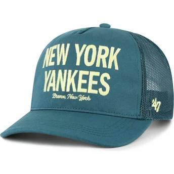 Petten gebogen groen snapback Hitch Contemporary van New York Yankees MLB van 47 Brand