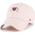 petten-gebogen-roze-verstelbaar-clean-up-love-base-runner-icon-van-47-brand