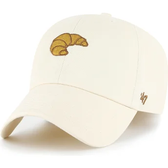 Petten gebogen beige verstelbaar Croissant Cookie Clean Up Food Base Runner Icon van 47 Brand