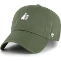 petten-gebogen-groen-verstelbaar-clean-up-thumbs-up-base-runner-icon-van-47-brand