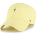 gorra-curva-amarilla-ajustable-cactus-clean-up-nature-base-runner-icon-de-47-brand