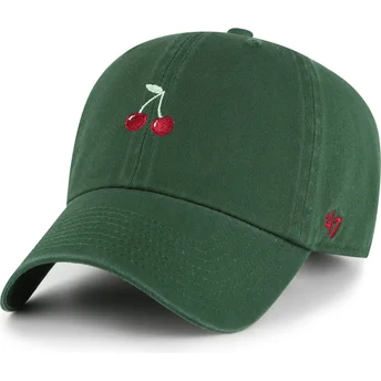 Cappellino curvo verde regolabile Cherry Fruit Clean Up Base Runner Icon di 47 Brand