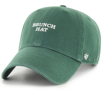Petten gebogen groen verstelbare band Brunch Hat Phrase Clean Up Base Runner Icon van 47 Brand
