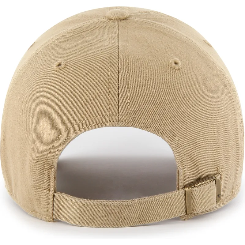 cappellino-curvo-khaki-regolabile-clean-up-dog-base-runner-icon-di-47-brand