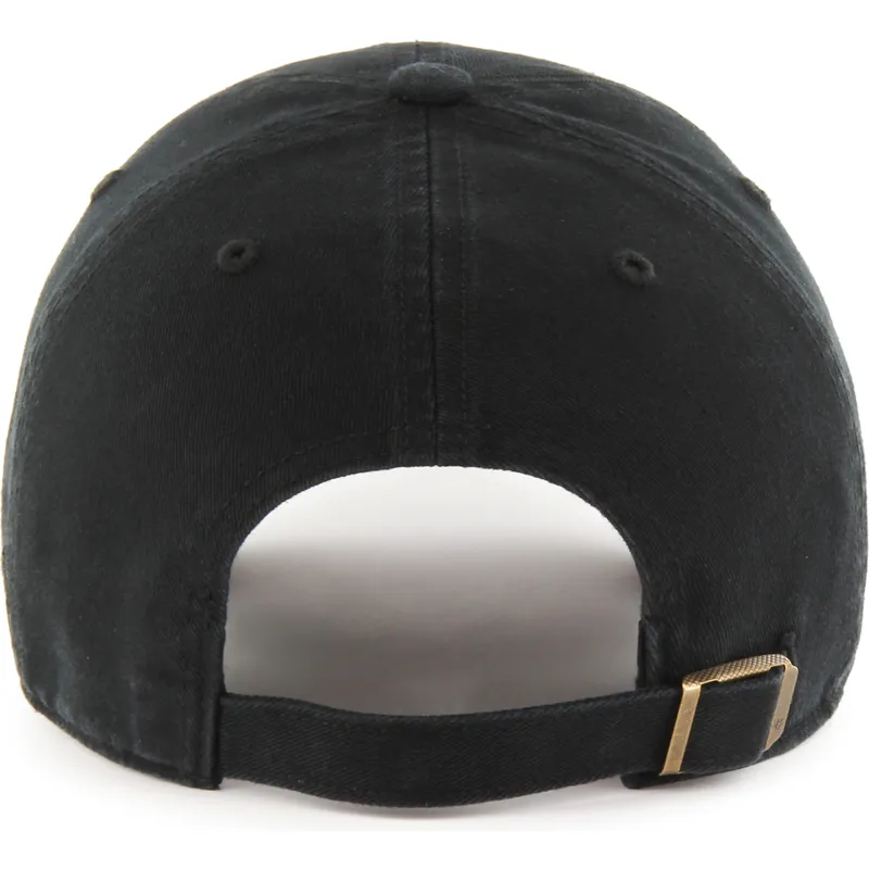 cappellino-curvo-nero-regolabile-my-dog-is-my-child-phrase-clean-up-base-runner-icon-di-47-brand