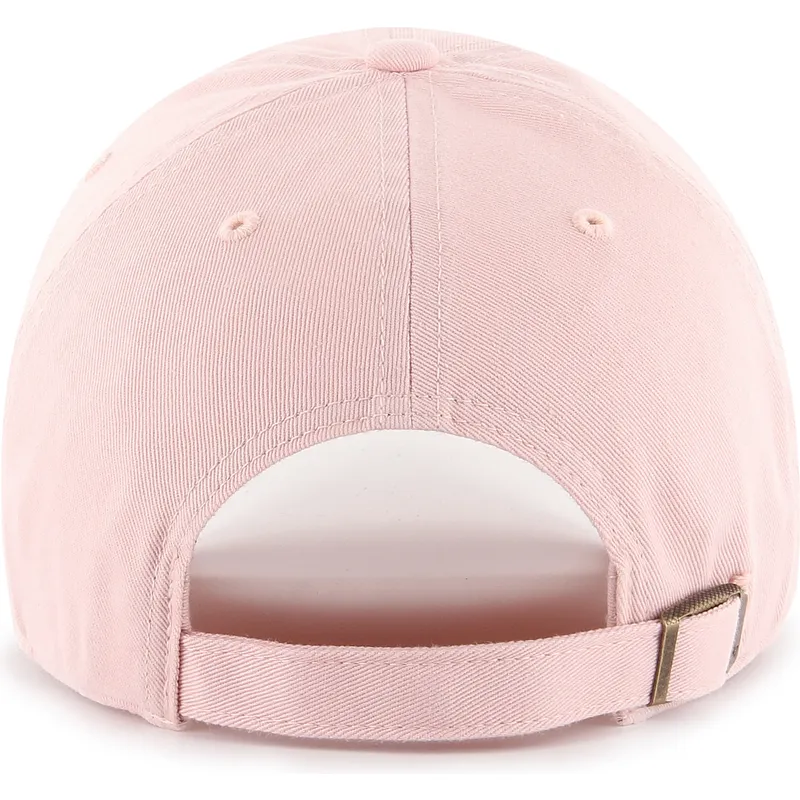 rosa-verstellbare-curved-cap-clean-up-der-new-york-yankees-mlb-von-47-brand