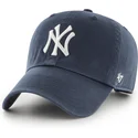 gorra-curva-azul-marino-ajustable-clean-up-de-new-york-yankees-mlb-de-47-brand