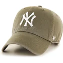 petten-gebogen-groen-verstelbaar-clean-up-sandalwood-van-new-york-yankees-mlb-van-47-brand
