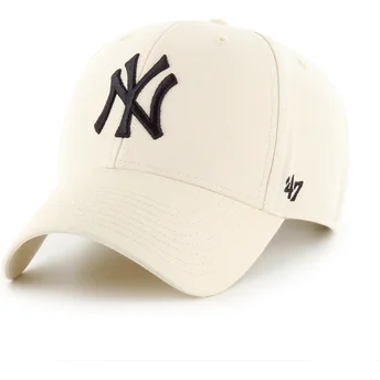 Beige verstellbare Curved Cap MVP Legend der New York Yankees MLB von 47 Brand