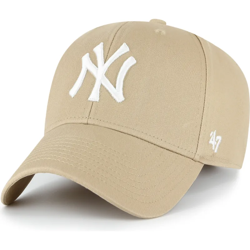 petten-gebogen-khaki-verstelbare-band-mvp-legend-van-new-york-yankees-mlb-van-47-brand