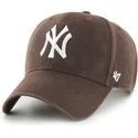 petten-gebogen-bruin-verstelbare-band-mvp-legend-van-new-york-yankees-mlb-van-47-brand
