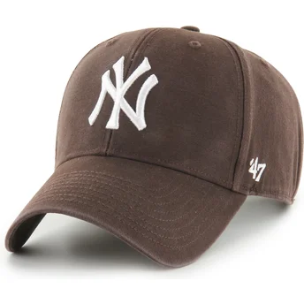 Brun justerbar buet kasket MVP Legend fra New York Yankees MLB af 47 Brand