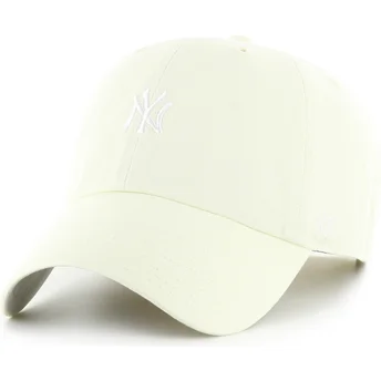 Petten gebogen geel verstelbaar Clean Up Base Runner van New York Yankees MLB van 47 Brand