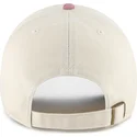 casquette-courbee-beige-et-rose-ajustable-clean-up-base-runner-two-tone-new-york-yankees-mlb-47-brand