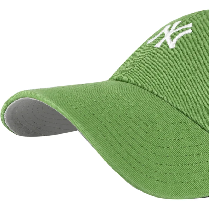 gron-justerbar-curved-kasket-clean-up-base-runner-fatigue-green-fra-new-york-yankees-mlb-fra-47-brand
