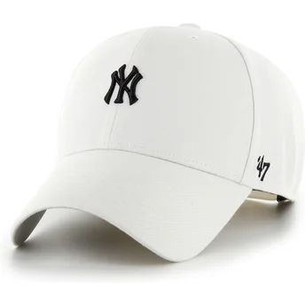 Petten gebogen beige snapback MVP Base Runner van New York Yankees MLB van 47 Brand